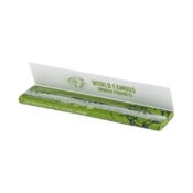 The Bulldog Hemp Green Slim Unbleached Rolling Papers King Size (50pcs/display) - Image 3