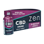 Zen CBD Mixed Berry 70mg CBD Drink 60ml (10pcs/display) - Image 3