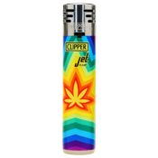 Clipper Jet Flame Lighters Posh Weeds (24pcs/display) - Image 4