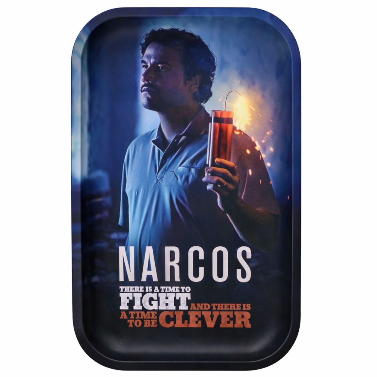 Narcos Rolling Tray Pablo Edition Medium 17.5 x 27.5cm Narcos Rolling Tray Pablo Edition Medium 17.5 x 27.5cm - Image 1
