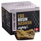 Eighty8 CBD Extract Rosin Hash 23.56% CBD 1g (8pcs/display)