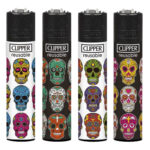 wholesale-clipper-lighters-triple-skull-24pcs-display
