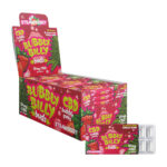 Bubbly Billy Buds Cannabis Strawberry Chewing Gum 17mg CBD (24pcs/display) wholesale-bubbly-billy-buds-cannabis-chewingum-17mg-cbd-thc-free-24pcs-display