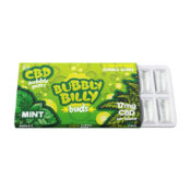 Bubbly Billy Buds Cannabis Peppermint Chewing Gum 17mg CBD (24pcs/display) - Image 2