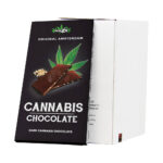 Dark Cannabis Chocolate with hemp seeds (15pcs/display) wholesale cannabis dark hempseeds chocolate thc free 15pcs display