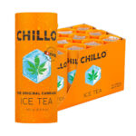 Chillo Cannabis Ice Tea 250ml (12cans/masterbox) wholesale chillo cannabis ice tea thc free 250ml 12cans masterbox