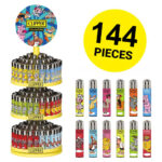 Clipper Lighters Crazy Farm + Free Carousel (144pcs/display) wholesale-clipper-lighters-crazy-farm-free-carousel-144pcs-display