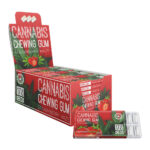 Strawberry Haze 17mg CBD Cannabis Chewing Gums (24pcs/display) wholesale-strawberry-haze-17mg-cbd-cannabis-chewing-gums-thc-free-24pcs-display