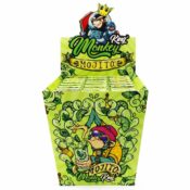 Monkey King Rolling Papers with Filter Tips Mojito (24pcs/display) - Image 2