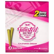 Twisted Hemp Cones California Dream (10pcs/display) - Image 4