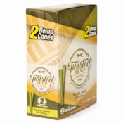 Twisted Hemp Cones Plain Jane (10pcs/display) - Image 3