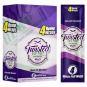 Twisted Hemp Wraps Grape Burst (15pcs/display)