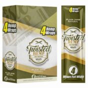 Twisted Hemp Wraps Plain Jane (15pcs/display)