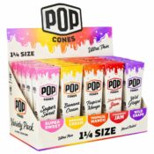 Pop Cones 1 1/4 Ultra Thin Variety Pack (25pcs/dispay)