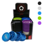 Santa Cruz Biodegradable Hemp Grinder 4 Parts - 55mm (8pcs/display) Wholesale-santa-cruz-biodegradable-hemp-grinder-4-parts-55mm-8pcs-display