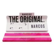 Narcos Pink Edition King Size Slim Rolling Papers + Tips (24pcs/display) - Image 3