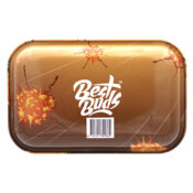 Vendita all'ingrosso Vassoio di preparazione in metallo Best Buds Jet Fuel, medio, 17,6x27,5 cm-2