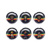 Champ High Rasta Life Glass Ashtray (6pcs/display) - Image 2