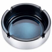 Champ High Round Colorful Glass Ashtray (6pcs/display) - Image 6