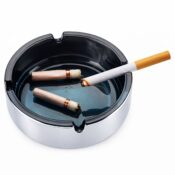 Champ High Round Colorful Glass Ashtray (6pcs/display) - Image 7