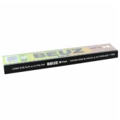 Beuz Xtra Slim Long Brown Unbleached Rolling Papers 125mm + Tips 24 Booklets - Image 4