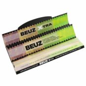 Beuz Xtra Slim Long Brown Unbleached Rolling Papers 125mm + Tips 24 Booklets - Image 6