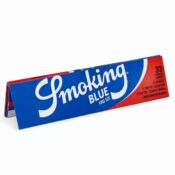 Smoking Master Slim Blue King Size Rolling Papers 24 Booklets + 33 Tips - Image 2