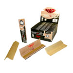 Wholesale Diamond Leaf King Size Slim Unbleached 50 Booklets-1