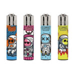 Clipper Lighters Classic Funny Astronauts (24pcs-display)-Wholesale