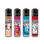 Clipper Lighters Classic Mix Slogan #12 (48pcs:display)-Wholesale-1