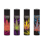 Clipper Lighters Classic Psycho Weed (24pcs-display)-Wholesale