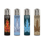 Clipper Lighters Classic Weed Elements (24pcs-display)-Wholesale