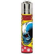 Clipper Lighters Classic Weed Skulls (24pcs/display) - Image 5