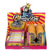Monkey King Rolling Papers with Tips and Grinders Psychodelic Edition (48pcs:display)-Wholesale-1