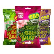 Bubbly Billy Buds CBD Gummy Bears 300mg CBD (40packs/box)
