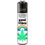 Clipper Lighters Classic Cute Weed (48pcs/display) - Image 3