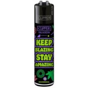 Clipper Lighters Classic Weed Statements #8 (48pcs/display) - Image 3