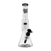 Best Buds Transparent Glass Bong Beaker Double Perc 31.5cm-Wholesale-8