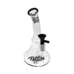 Best Buds Bent Neck Glass Bong 19.5cm Best Buds Transparent Glass Bong Curved Beaker 19.5cm-Wholesale-8