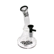 Best Buds Transparent Glass Bong Curved Beaker 19.5cm-Wholesale-8