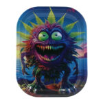 Beuz Weedmonster Metal Rolling Tray Small (14x28cm)-Wholesale-1
