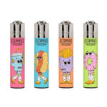Clipper Lighters Classic Food For Thought (24pcs:display)-Wholesale
