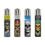 Clipper Lighters Classic Monumental Bones (24pcs:display)-Wholesale
