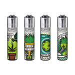 Clipper Lighters Classic Weed Status (24pcs:display)-Wholesale-1