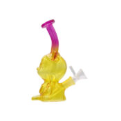 Teddy Bear Glass Bong Yellow-Wholesale-2
