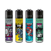 Clipper Lighters Classic Brain Wash (48pcs:display)-Wholesale-1