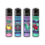 Clipper Lighters Classic Cute Slogans #2 (48pcs:display)-Wholesale-1