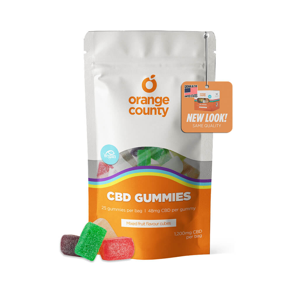 Orange County CBD Gummies Mixed Fruit Flavor Cubes 1200mg-Wholesale Orange County CBD Gummies Mixed Fruit Flavor Cubes 1200mg-Wholesale