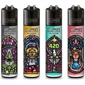 Clipper Lighters Classic Church Windows (48pcs/display)