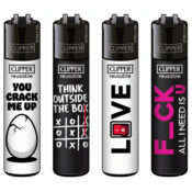 Clipper Lighters Classic Statements #12 (48pcs/display)